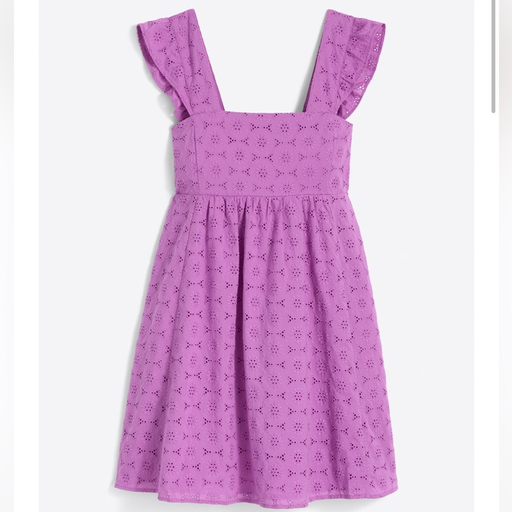 DRAPER JAMES Maddie Babydoll Dress in Eyelet